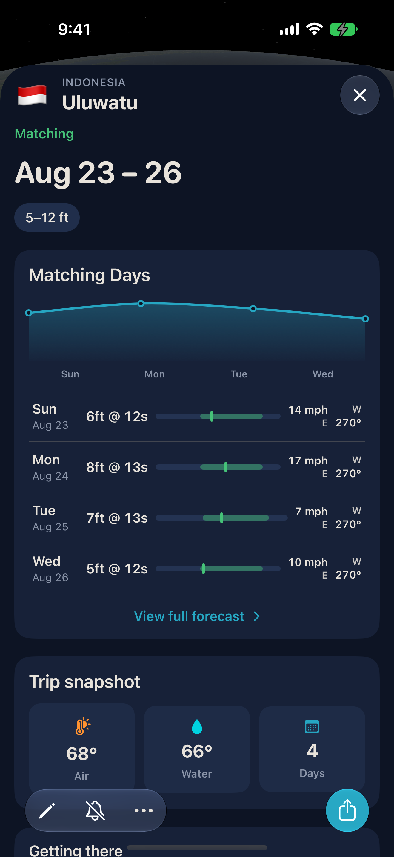 SwellPirate app screenshot